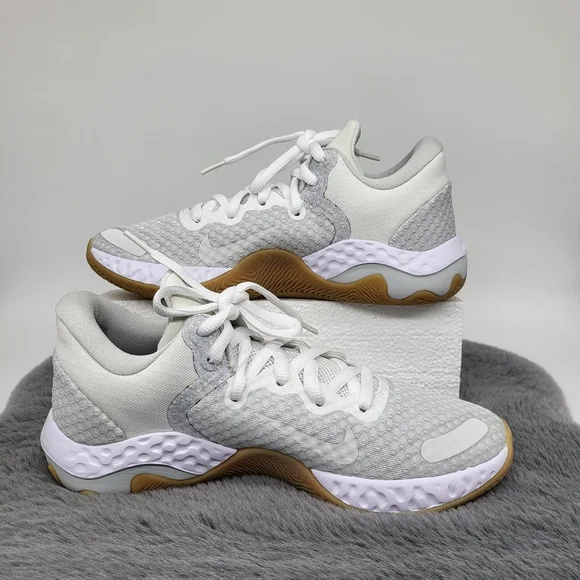 Nike Renew Elevate 2 Summit White Gum Men's Basketball Shoes - Picture 4 of 6